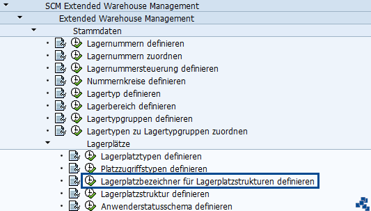 SAP EWM Lagerplatzstruktur definieren