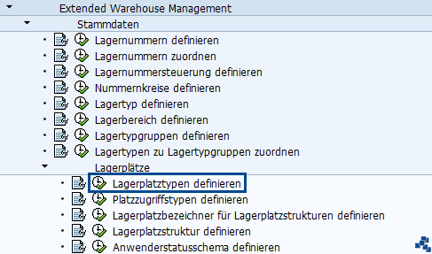 SAP EWM Lagerplatz definieren