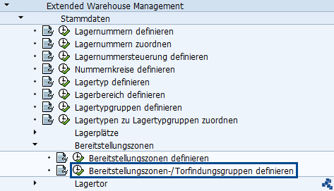 SAP EWM Torfindungsgruppen definieren