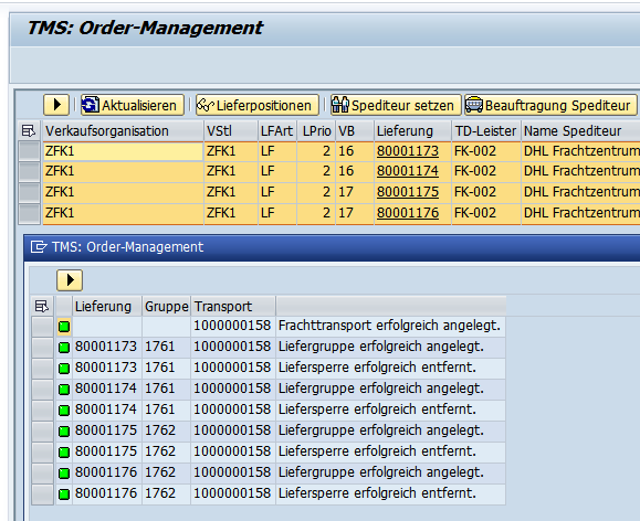 TMS Order Management