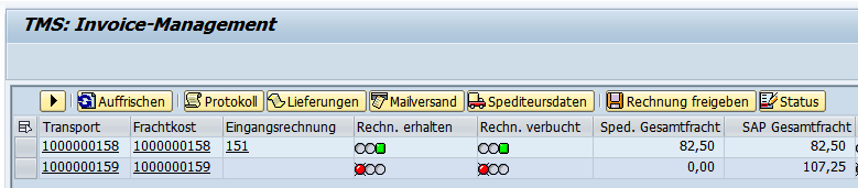 TMS Invoice Management