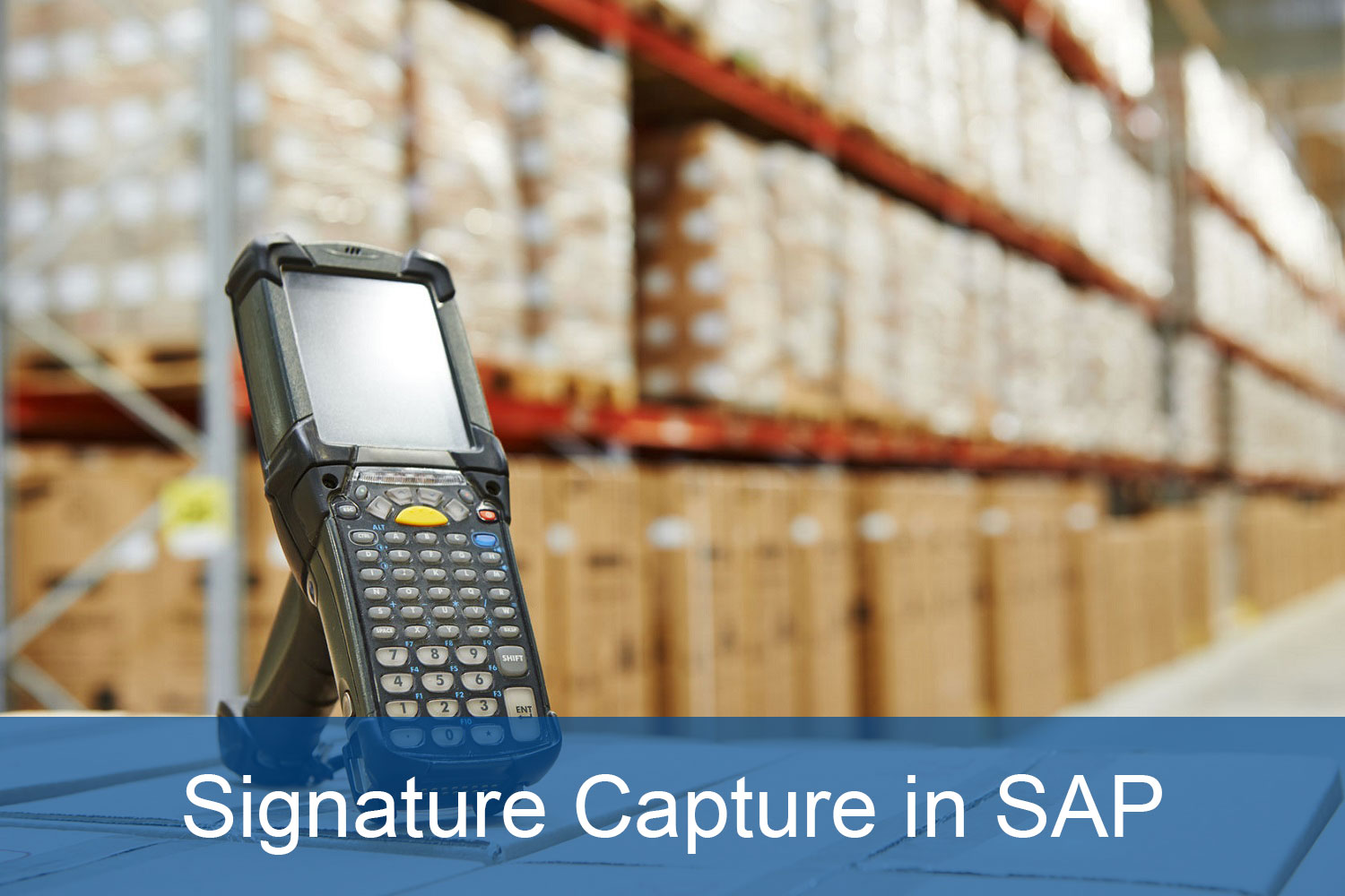 Signature capture in SAP