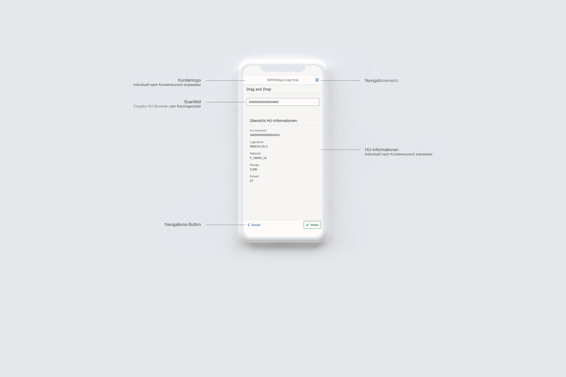 SAP Fiori UI5 App Drag and Drop Funktionsübersicht