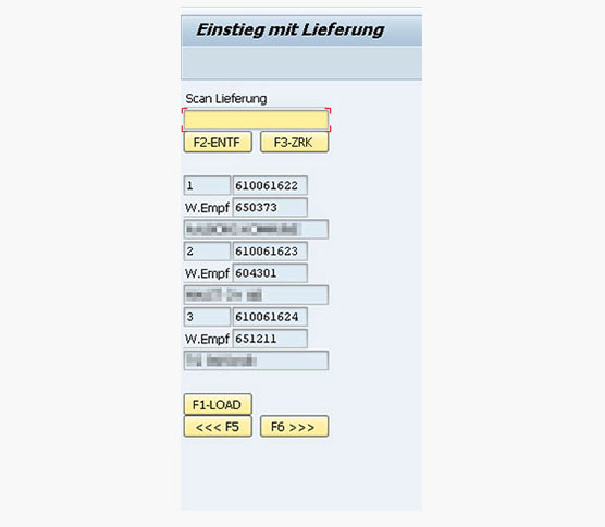 Success Story Segezha Screenshot Kommissionierung Deutsch