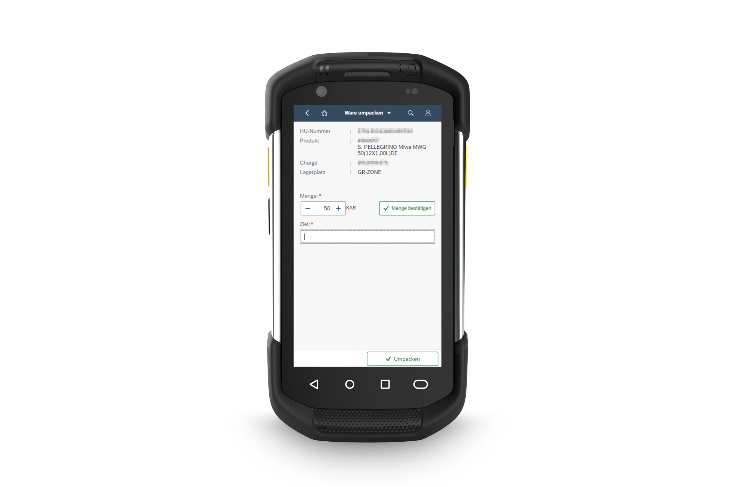 SERKEM SAP EWM MFS Fiori UI5 App